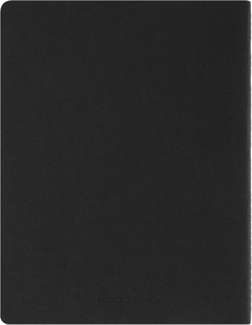 Zeszyt Moleskine Student Cahier XXL (21.6X27.9 cm) w Linie Czarny (Moleskine Student XXL Ruled Black Soft Cover) - 8056999276867
